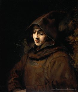 Titus van Rijn dans l'habitude d'un moine