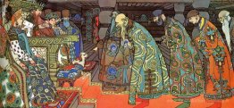 Marchands. Illustration pour le «conte de fées du tsar du tsar»