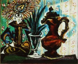 Nature morte avec bougie
