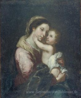 La vierge et le nourrisson Jésus