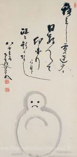 Bonhomme de neige Daruma