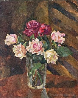 Roses dans un verre
