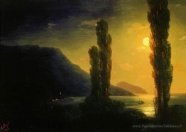 Nuit au clair de lune près de Yalta