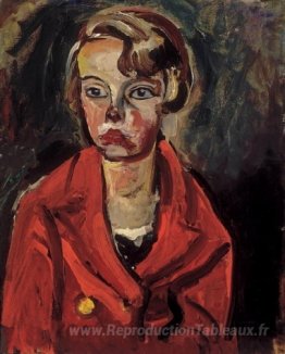 Enfant en manteau rouge