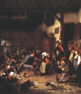 Merrymakers dans une auberge