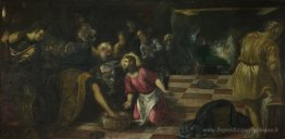 Christ lavant les pieds des disciples