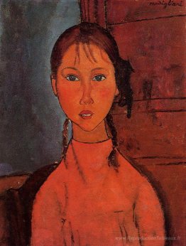 Fille aux nattes