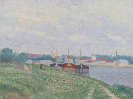 Trois Péniches Amarés