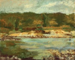 Paysage avec rivière