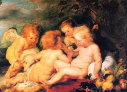 Christ et Saint Jean avec les anges