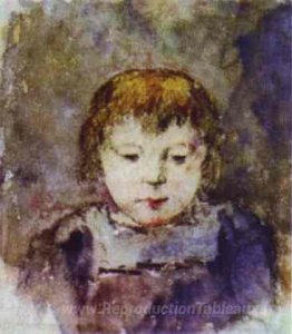 Portrait de la fille de Gaugin Aline