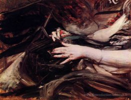Coudre les mains d'une femme