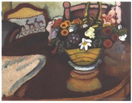 Nature morte avec oreiller avec une décoration de cerfs et un bo