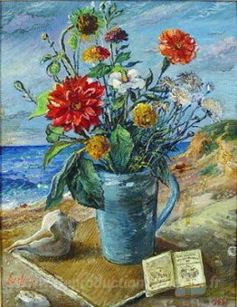 Fleurs au bord de la mer