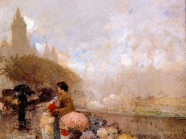 Fleurée par la Seine, Paris