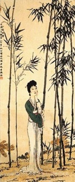Une beauté dans un poème de tang