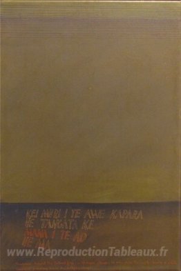Kei muri i te awe kapara (ombragé derrière le visage tatoué)