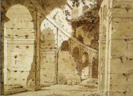 À l'intérieur de l'arcade du Colisseum