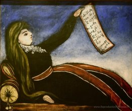 Femme géorgienne sur un canapé