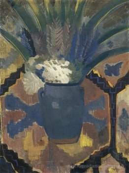 Des fleurs sur le fond du tapis