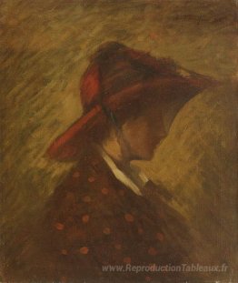 Dame avec voile