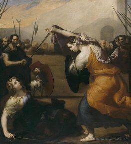Le duel des femmes (le duel d'Isabella de Carazzi et Diabra de P