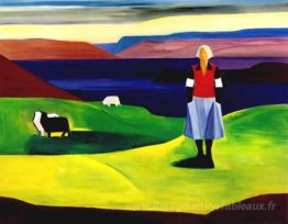 Autoportrait dans le paysage