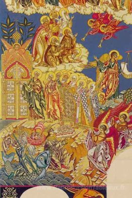 Jugement. Croquis des peintures murales pour l'Église de l'Assom