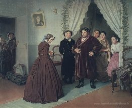 Arrivée d'une nouvelle gouvernante dans une maison marchande