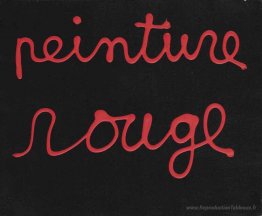 Péinture rouge