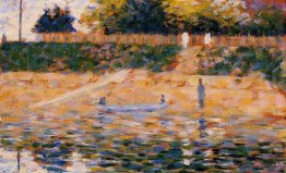 Bateaux près de la plage d'Asnières