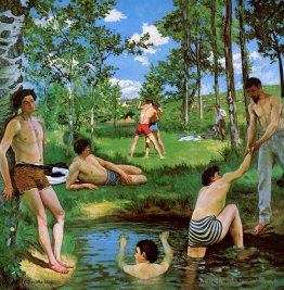 Baigneurs (scène d'été)