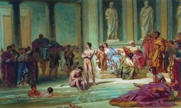 Dans les bains romains