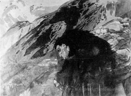 Demon regardant vers la vallée