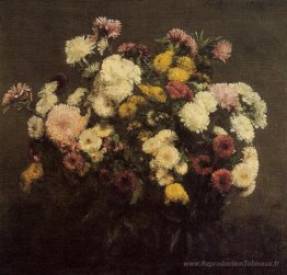 Grand bouquet de crysanthemums