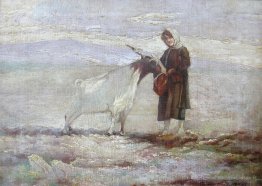 La fille et la chèvre