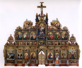 L'iconostase de Maniava Hermitage