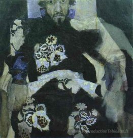 Un homme en costume de style ancien russe