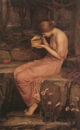 Psyché ouvrant la boîte dorée