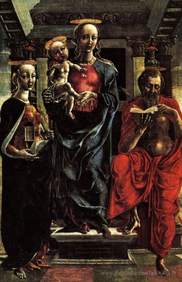 La vierge et l'enfant avec des saints Jerome a