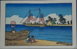 Enfants au bord de la mer