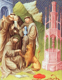 Saint Jérôme extrait une épine