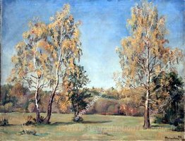 Automne. Bouleau.