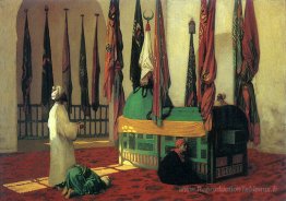 Prière au mausolée du sultan Qayut