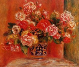 Roses dans un vase