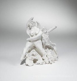 Nymphe et satyre