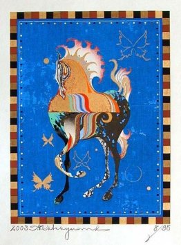 Cheval bleu