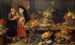 Un stand à fruits