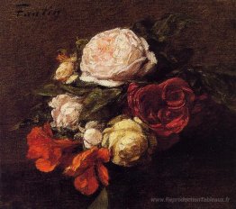 Roses et Nasturtiums
