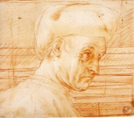 Étude d'un homme portant un chapeau